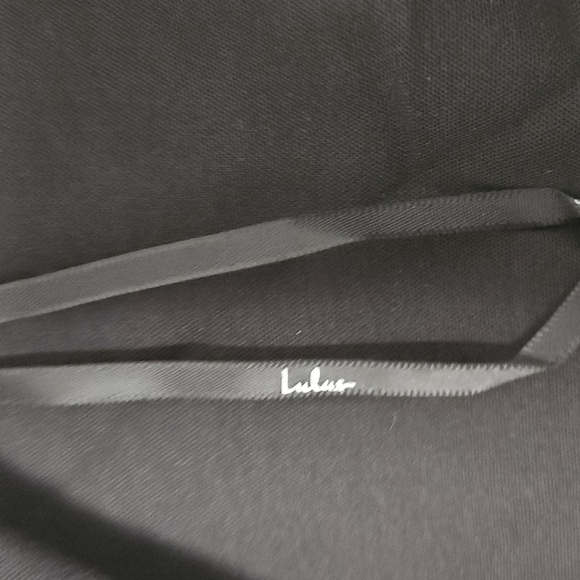 Lulu's Black V-Neck Jumpsuit with Cap Sleeves - Picture 6 of 7